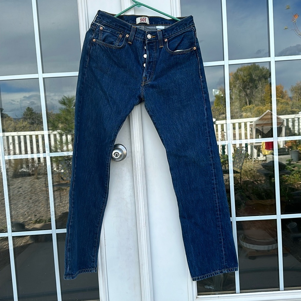 Men’s straight leg button fly 501 Levi’s 31x32